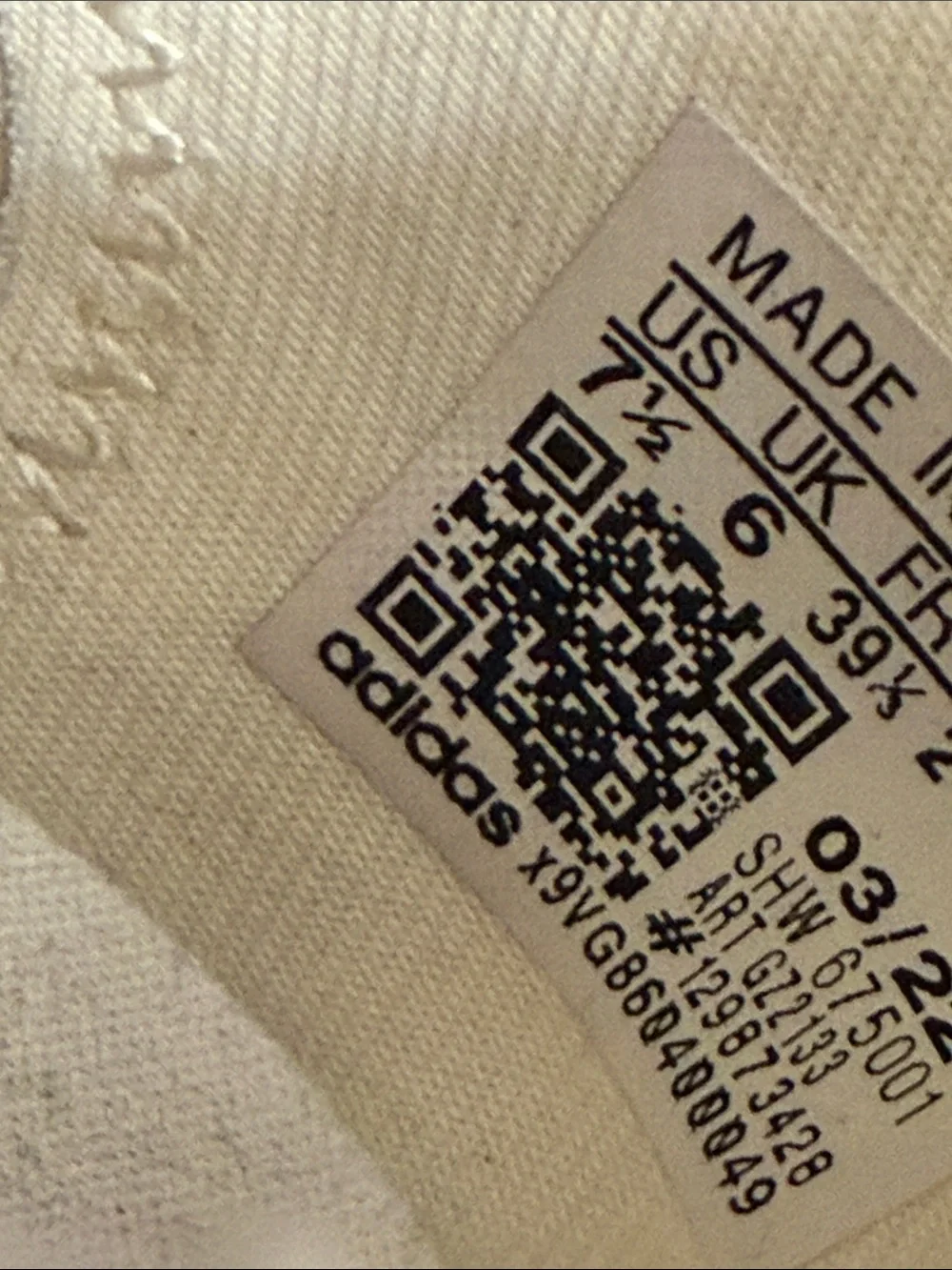 adidas Women's Athletic Sneakers in White/Cream